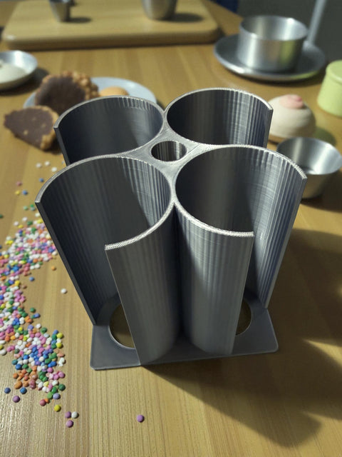 Présentoir 8 sucres Gris soie