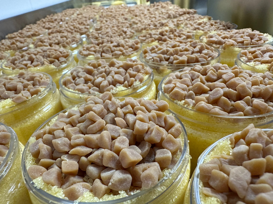 Semoule au lait Vanille Caramel en situation