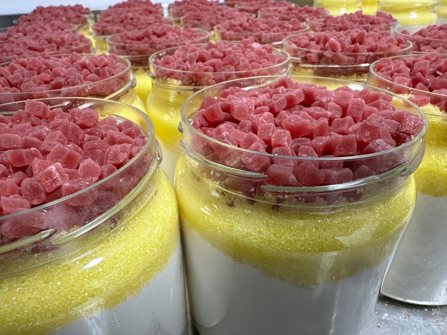 Cake framboise citron 470G en situation