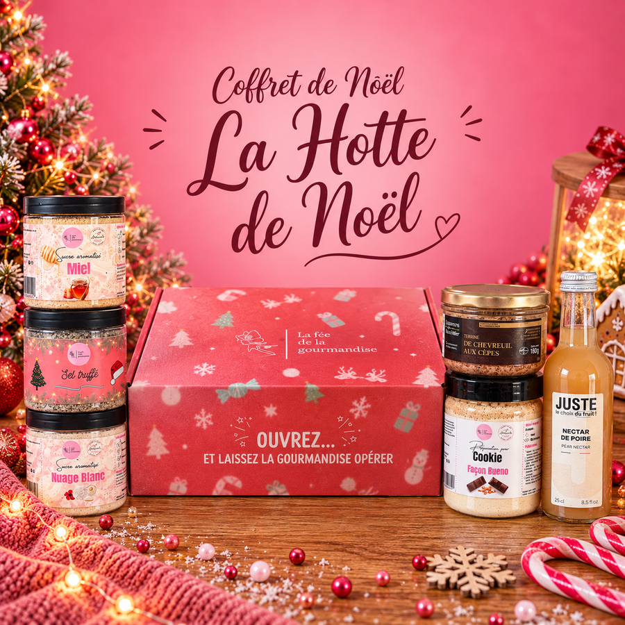 Coffret de Noël - La Hotte de Noël en situation