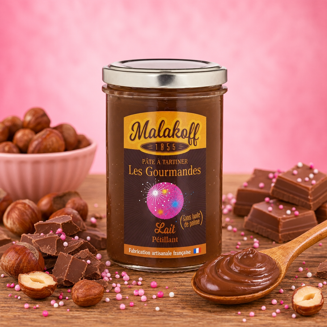 Pâte à tartiner Chocolat Pétillant (avec sucre carbonique) 240g