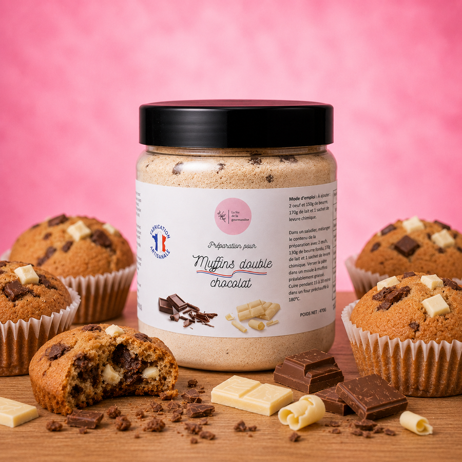 Muffins double chocolat 470G en situation