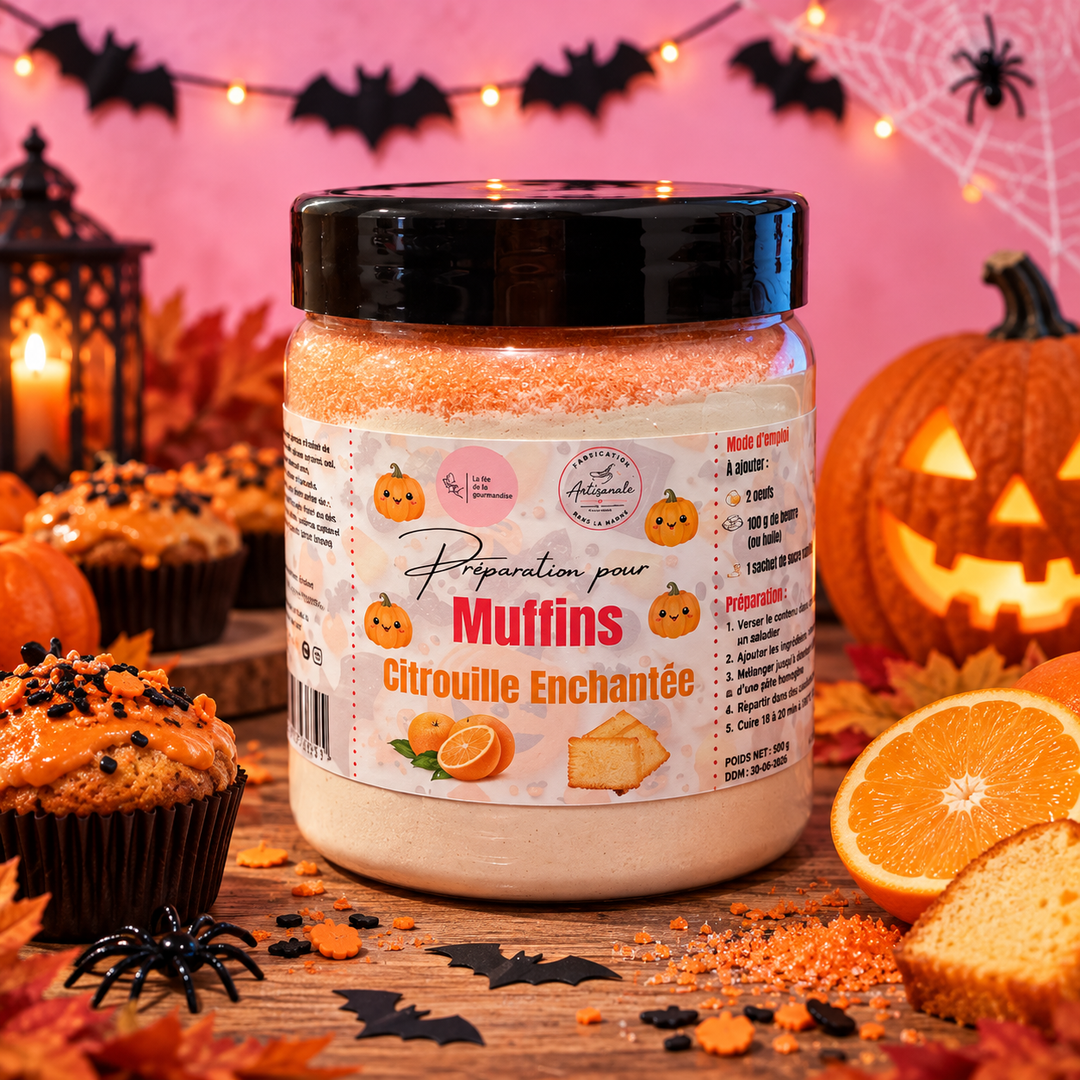 Muffins Citrouille Enchantée - HALLOWEEN 450G