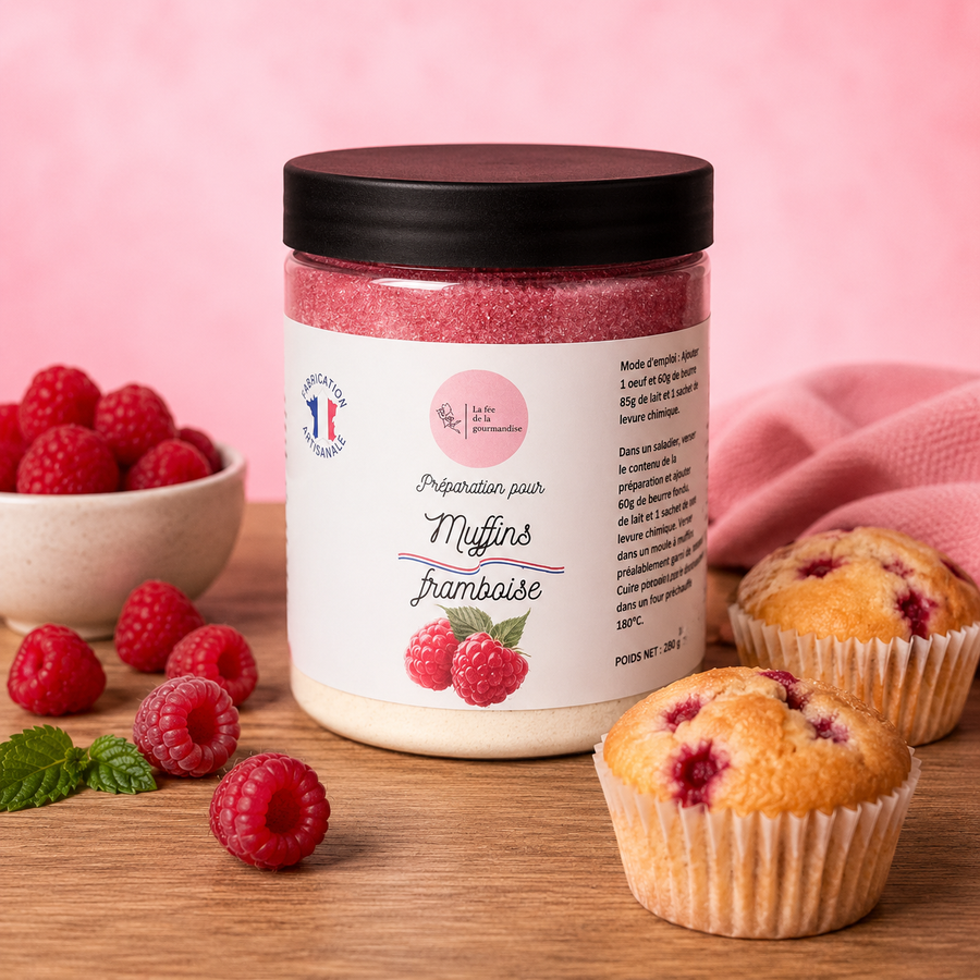 Muffins Framboise en situation