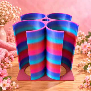 PRÉSENTOIR À SUCRES AROMATISÉS – MULTICOLORE – CAPACITÉ 8 POTS
