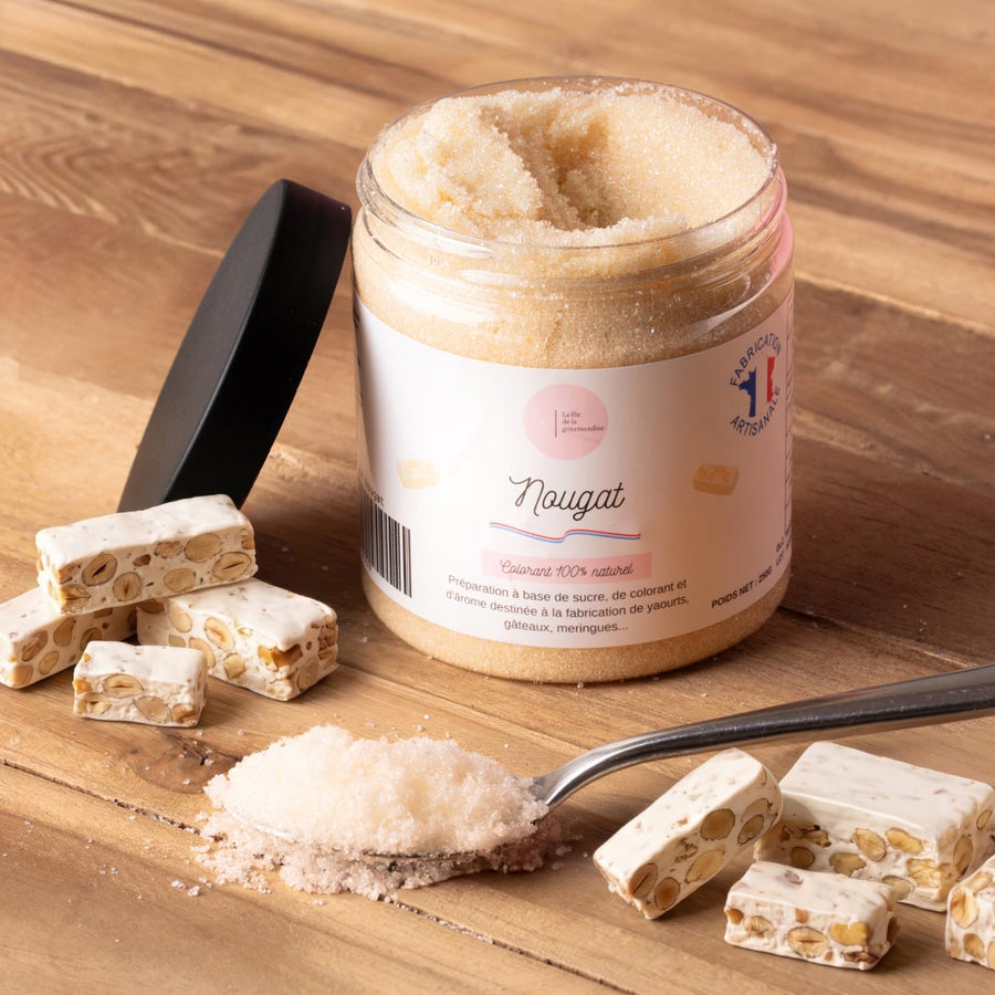 Sucre aromatisé Nougat en situation