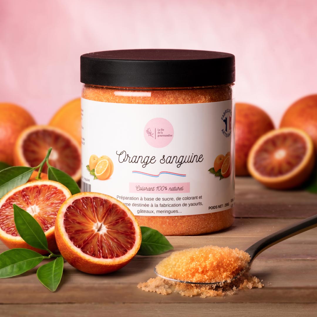 Sucre aromatisé Orange sanguine
