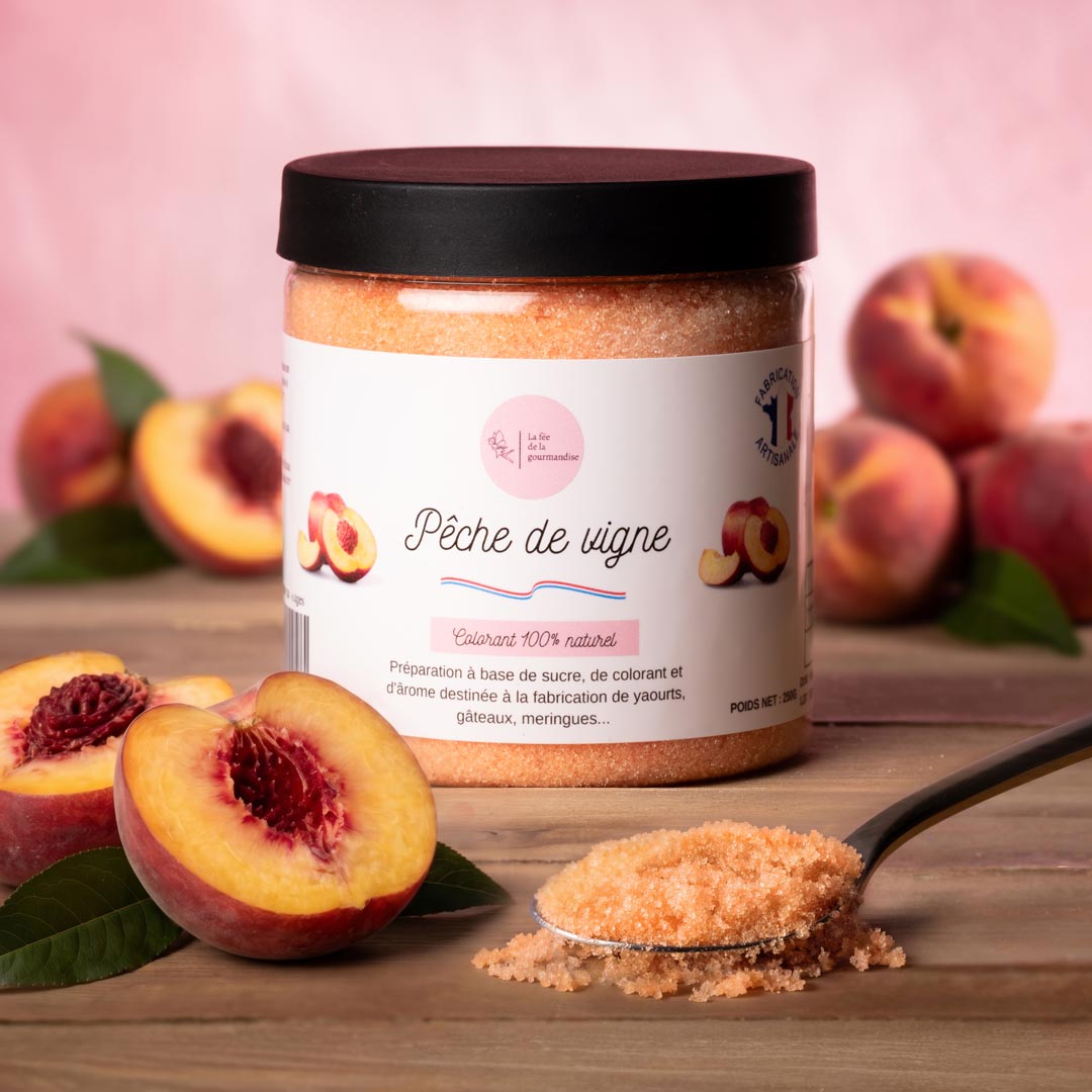 Sucre aromatisé Pêche de vigne