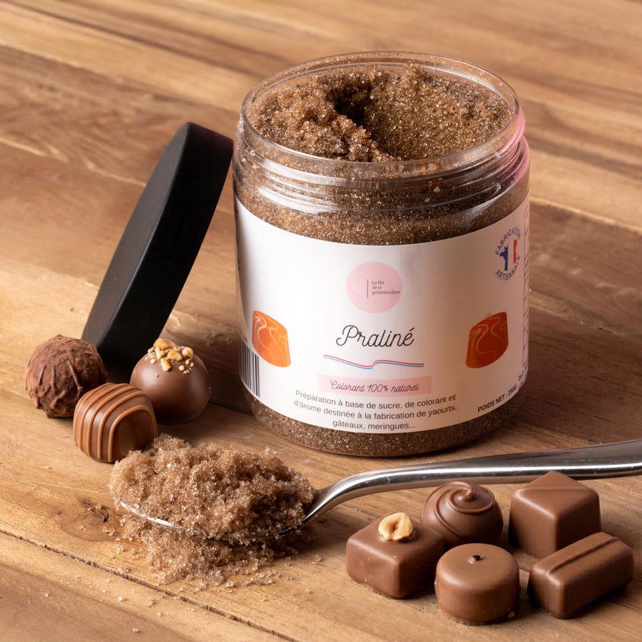 Sucre aromatisé Praliné en situation