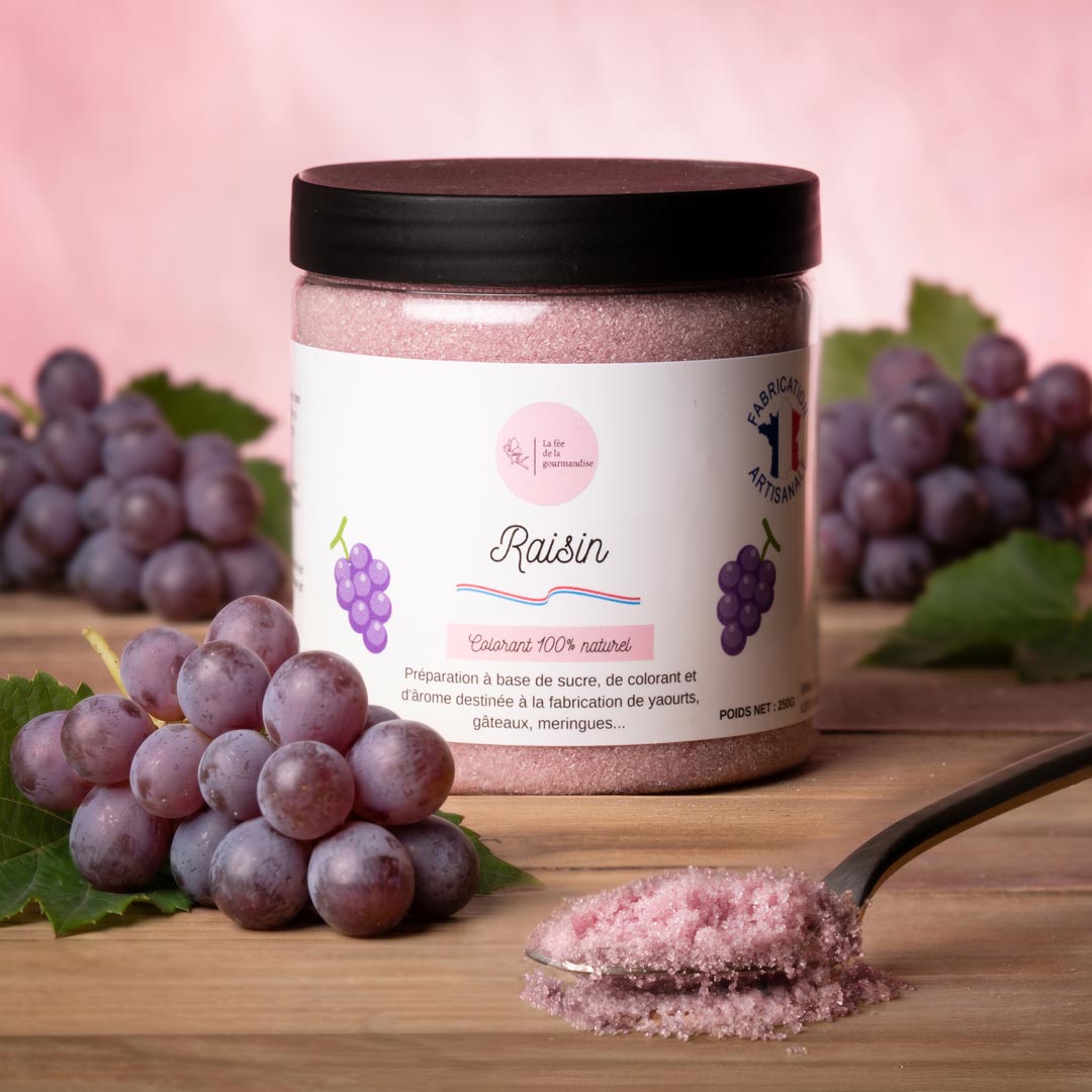 Sucre aromatisé Raisin