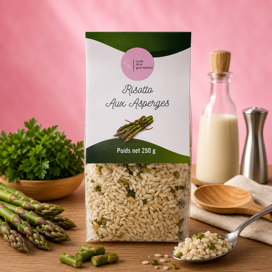 Risotto aux asperges en situation