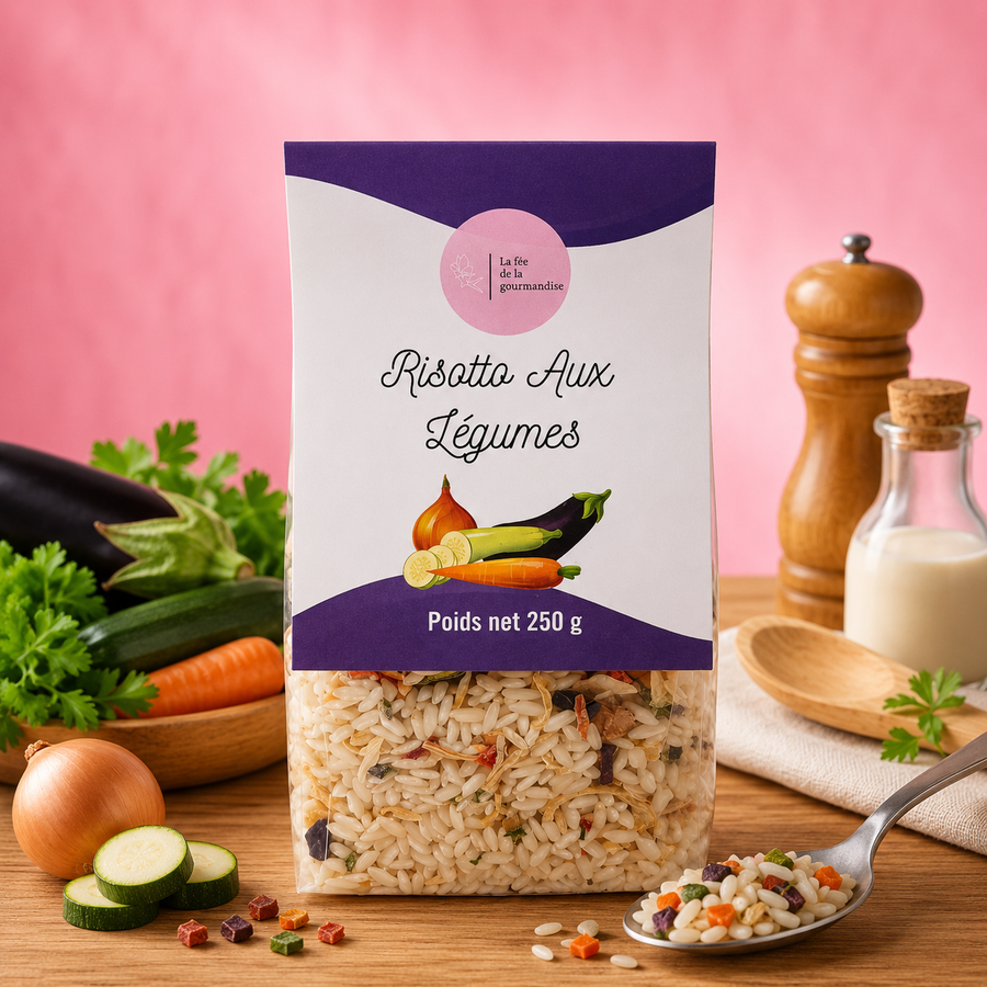 Risotto aux légumes en situation