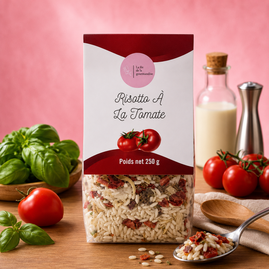 Risotto à la tomate en situation