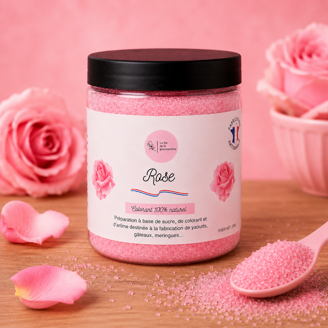 Sucre aromatisé Rose 250G