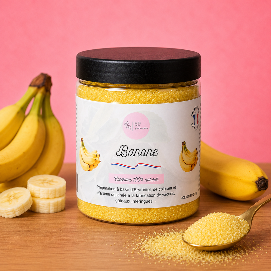 Érythritol Aromatisé Banane 250G en situation