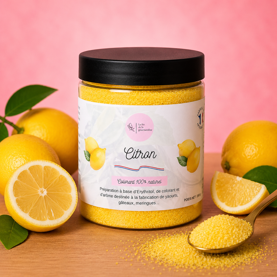 Érythritol Aromatisé Citron 250G en situation