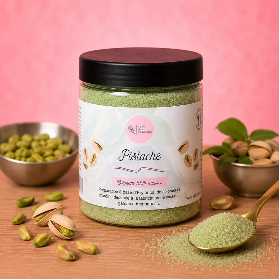 Érythritol aromatisé Pistache 250G en situation