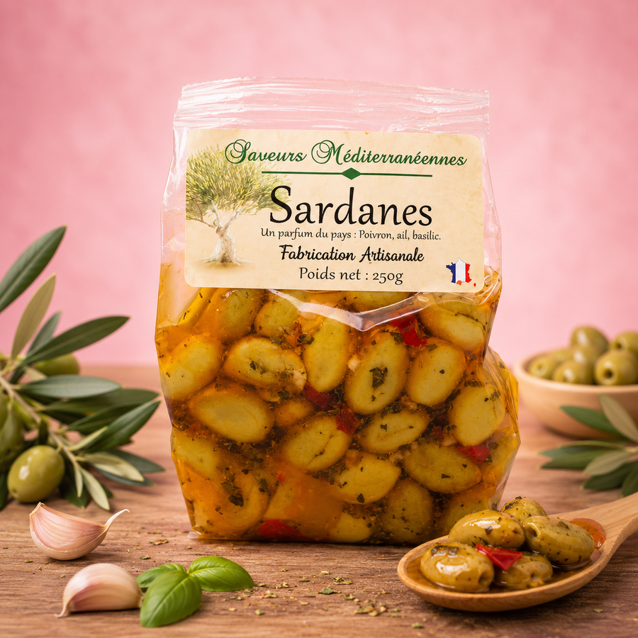 Olives Sardanes 175G en situation