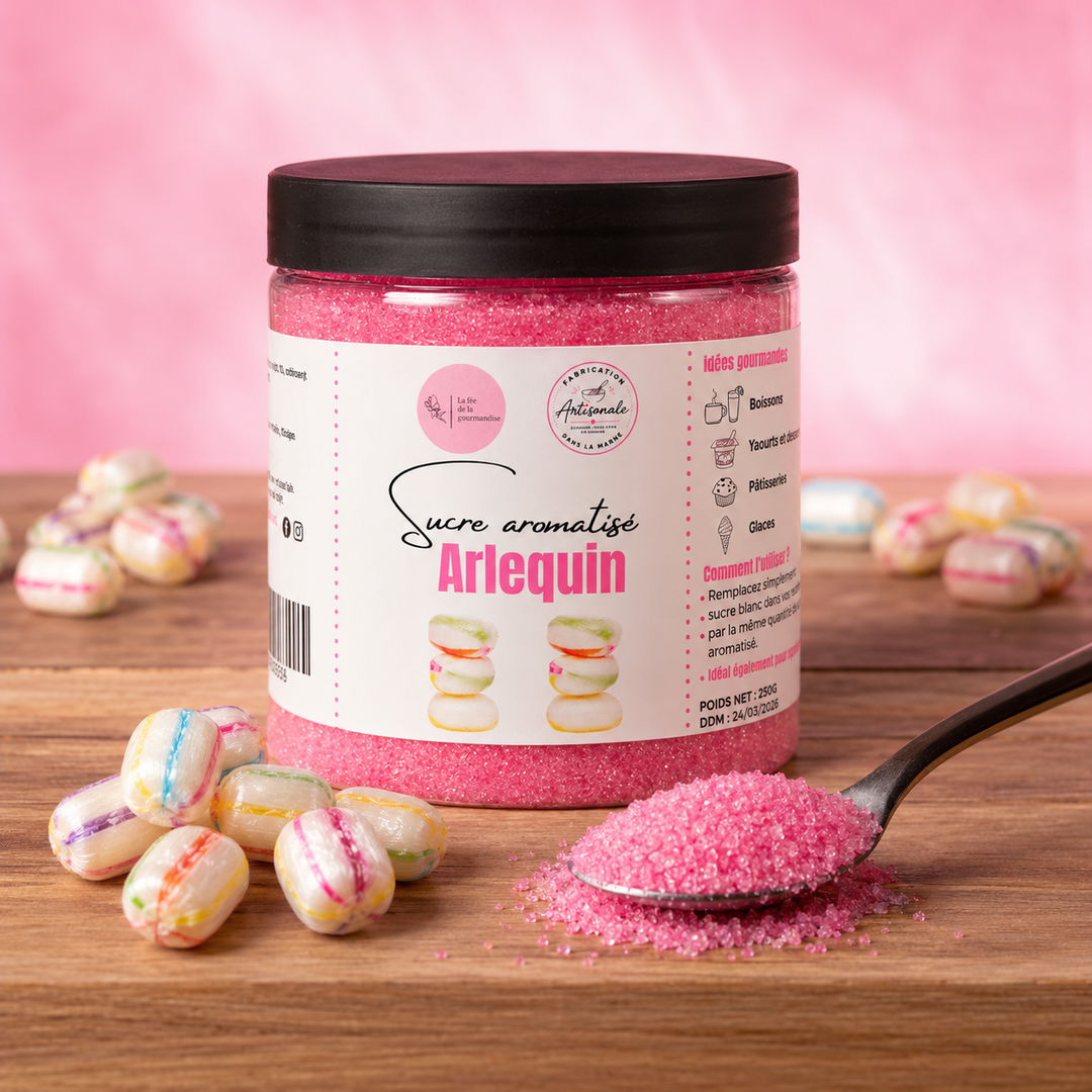 Sucre aromatisé Arlequin