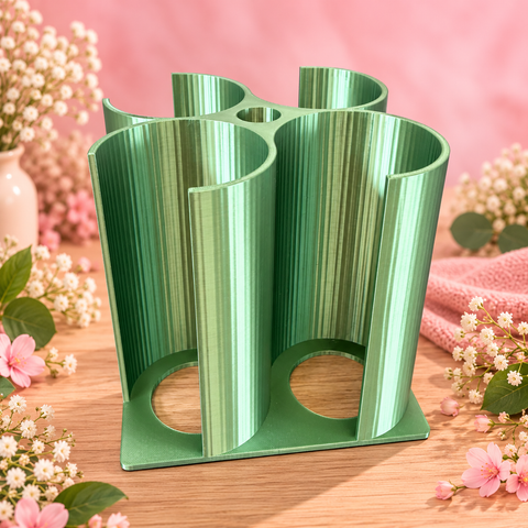 PRÉSENTOIR À SUCRES AROMATISÉS – VERT SAUGE – CAPACITÉ 8 POTS