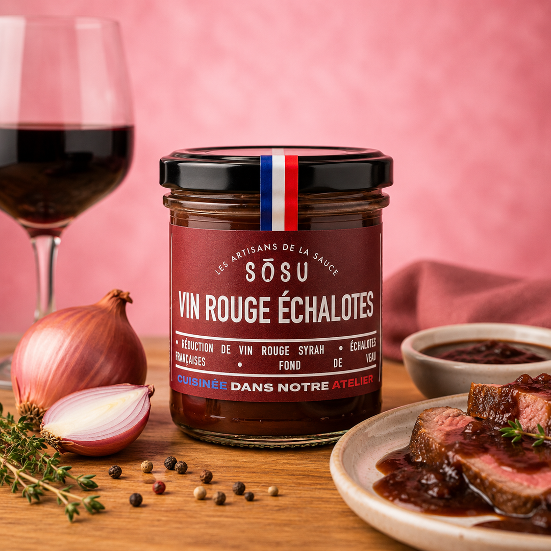 Sauce - Vin rouge et échalotes 130G