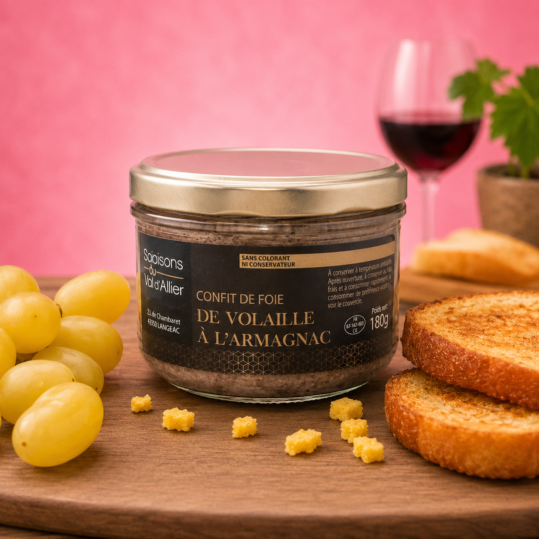 Confit de foie de volaille à l'Armagnac 180g