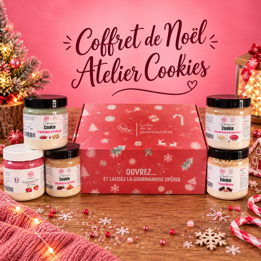 Coffret de Noël - L'Atelier Cookie en situation