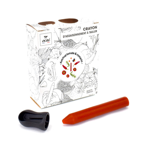 COFFRET 1 CRAYON KETCHUP TOMATE & ROMARIN