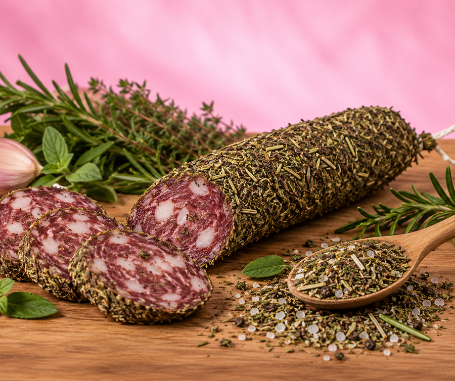 Saucisson Herbes (+/- 170G) en situation