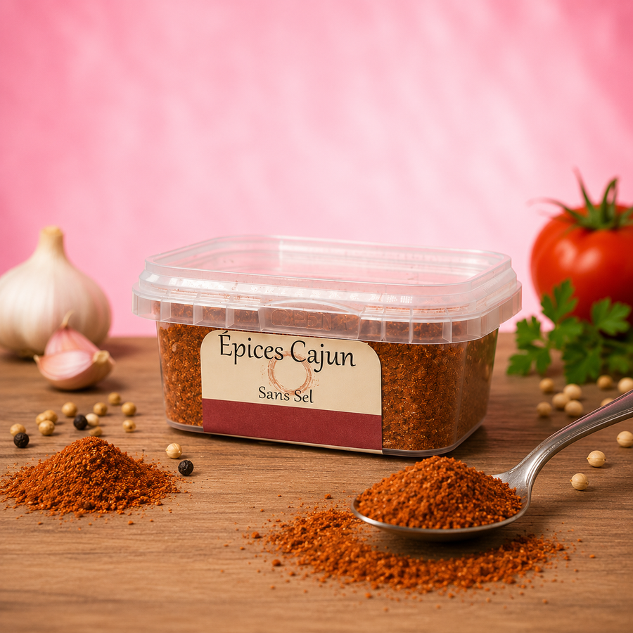 Épices Cajun 100G en situation