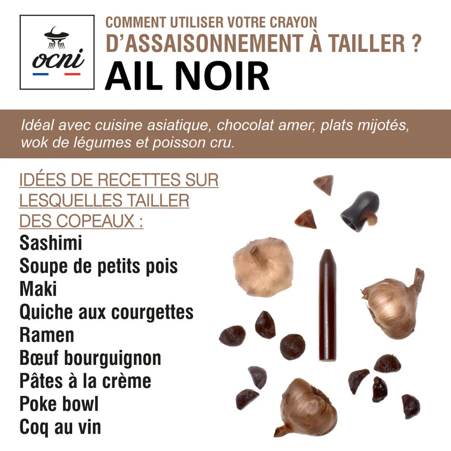 CRAYON | AIL NOIR (BIO) en situation