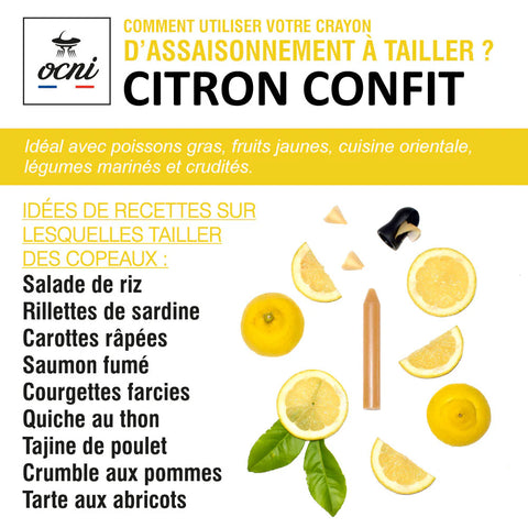 COFFRET 1 CRAYON | CITRON CONFIT (BIO)