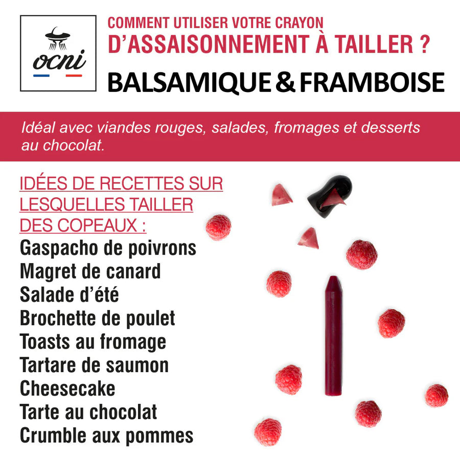 CRAYON | BALSAMIQUE & FRAMBOISE (BIO) en situation