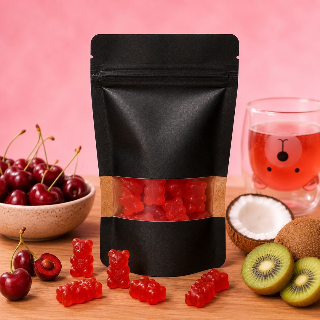 Ourson cerise coco kiwi sachet de 10