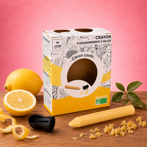 COFFRET 1 CRAYON | CITRON CONFIT (BIO)