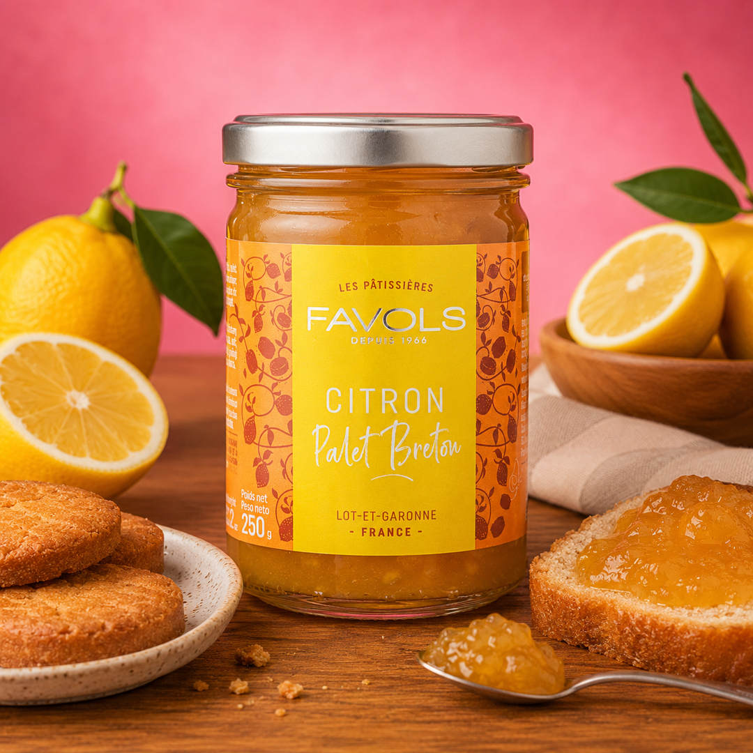 Confiture citron palet breton 250G