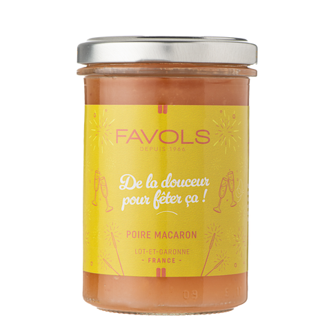 Confiture de la douceur pour fêter ça (Poire-Macaron) 250G