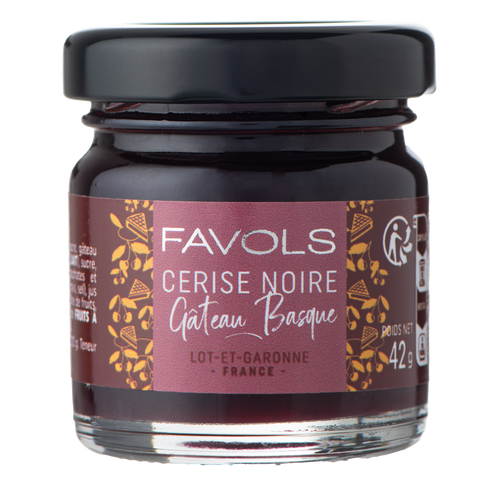 Confiture cerise noire gâteaux basque 42G