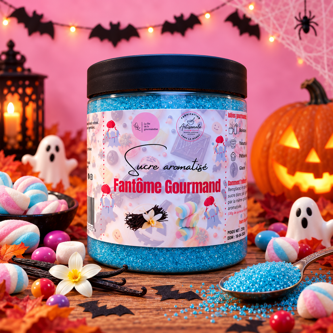 Sucre aromatisé Fantôme gourmand (Vanille & Guimauve) 250G