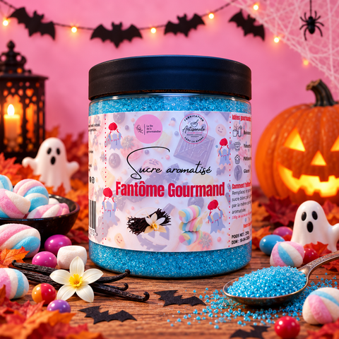 Sucre aromatisé Fantôme gourmand (Vanille & Guimauve) 250G