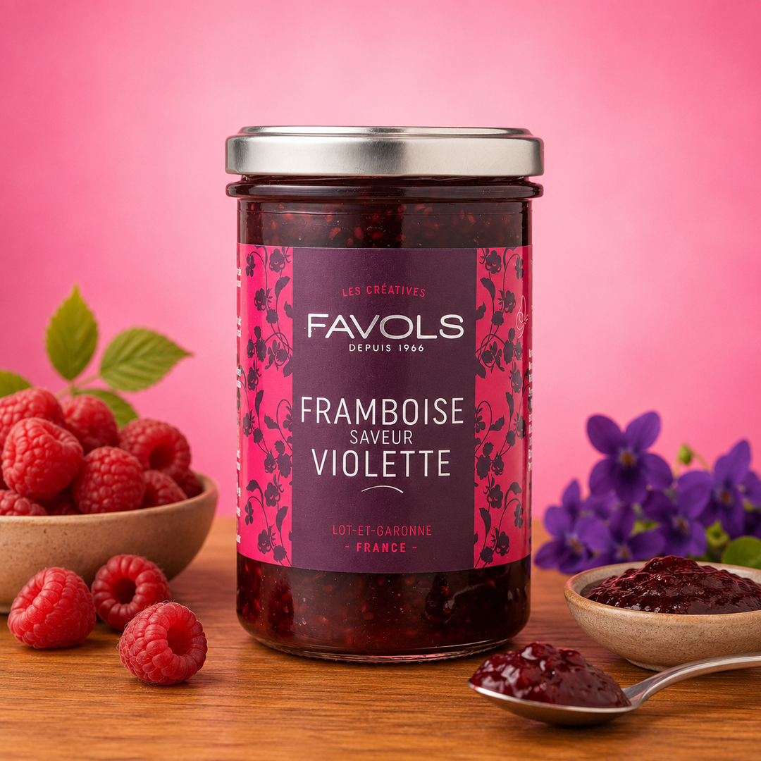 Confiture framboise violette 250G
