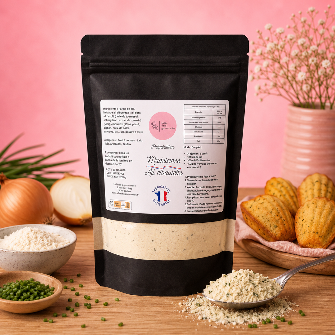 Madelaines Ail & Ciboulette
