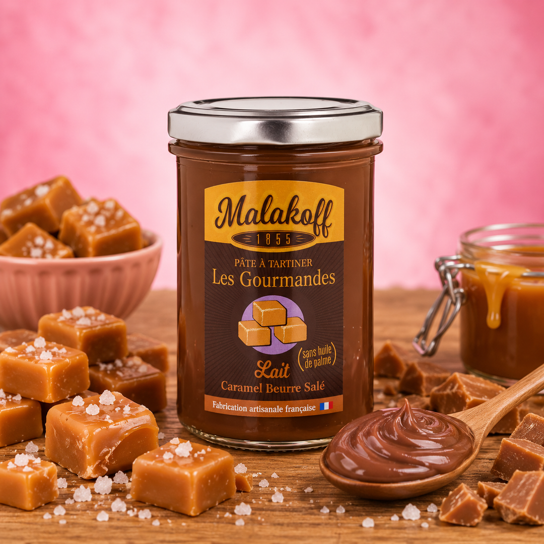 Pâte à tartiner - Chocolat Caramel (avec éclats de caramel beurre salé) 240G