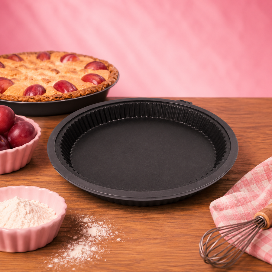 Moule à tarte en situation