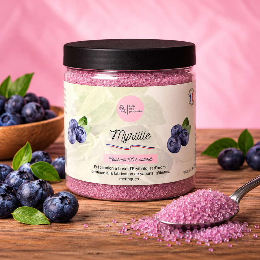 Érythritol Myrtille 250G en situation