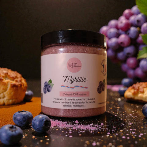 Sucre aromatisé Myrtille