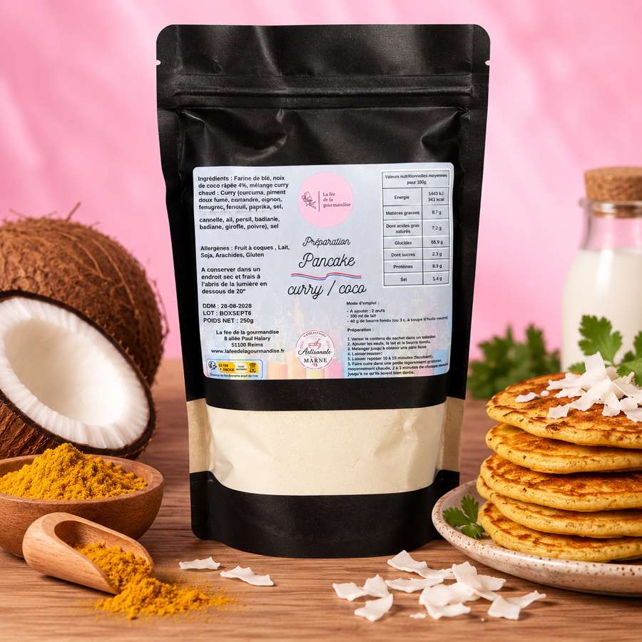 Pancakes Curry & Coco en situation