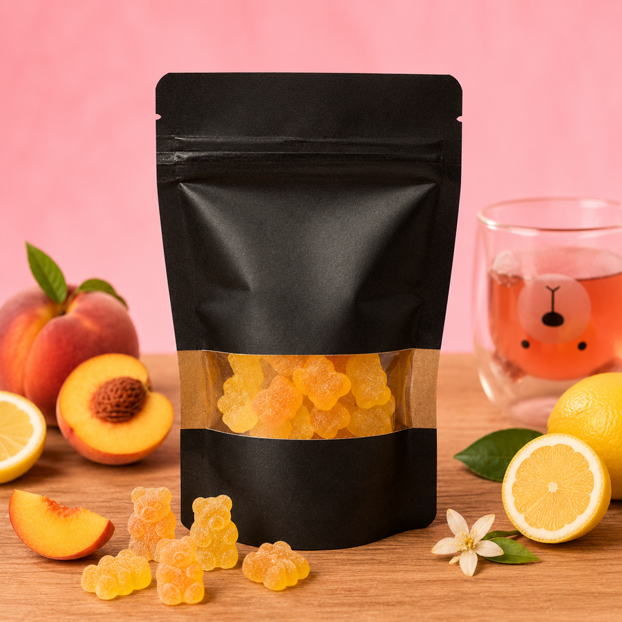 Oursons Infusion Pêche citron en situation