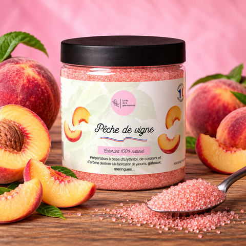 Érythritol Aromatisé Pêche de Vigne 250G