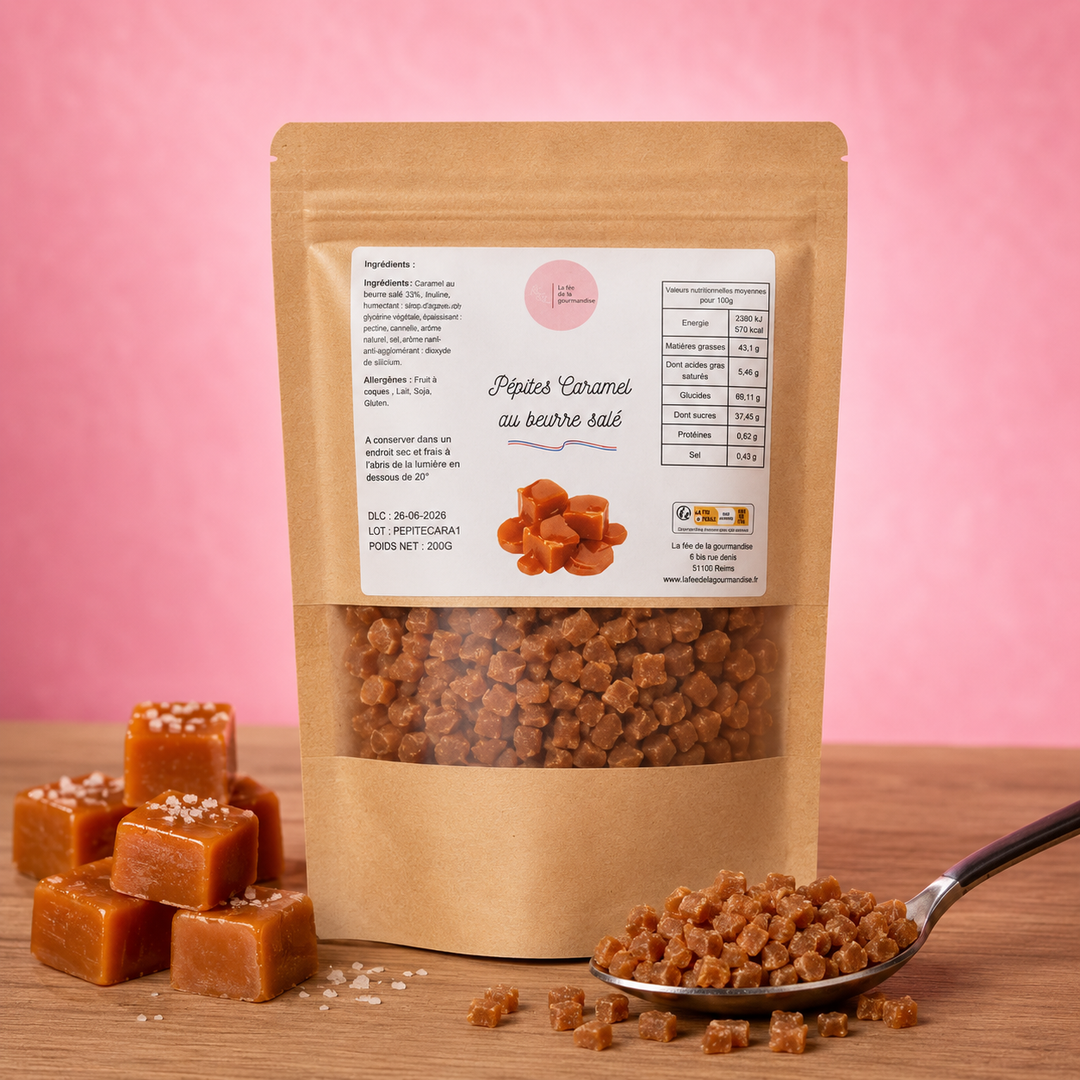 Pépites caramel au beurre salé  200G